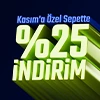 Kasım'a Özel Sepette %25 İndirim