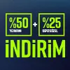 Tüm Ayakkabılarda Kasım'a Özel %50'ye varan + %25 Sepete Özel İndirim