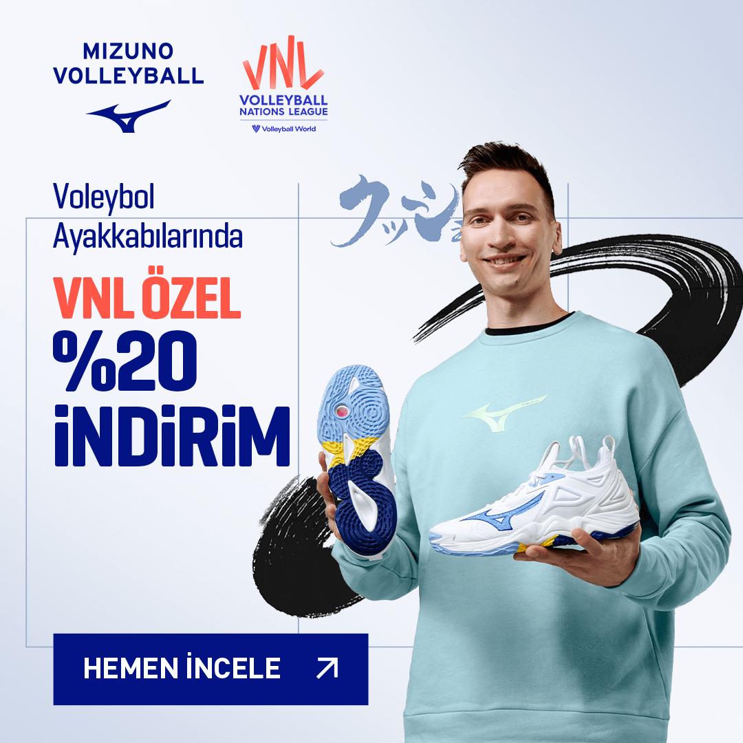 VNL'e Özel, Voleybol Ayakkabılarında +%20 Sepet İndirimi Başladı