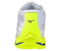Wave Lightning Pro MID Unisex Voleybol Ayakkabısı Beyaz / Sarı