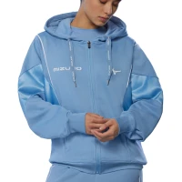 Athletics Mizuno Hoody  Kadın Kapüşonlu Sweatshirt Mavi