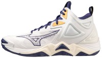 Wave Momentum 3 Mid Erkek Voleybol Ayakkabısı Beyaz / Lacivert