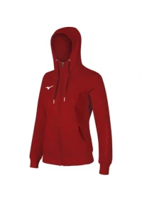 Mizuno Sweat Fermuarlı Kapüşonlu Kadın Sweatshirt Kırmızı