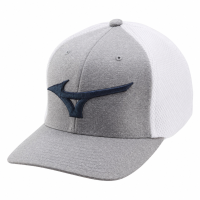 Mizuno Fitted Meshback Cap Unisex Şapka Gri / Beyaz