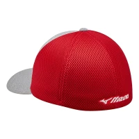Mizuno Fitted Meshback Cap Unisex Şapka Gri / Kırmızı