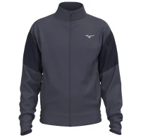 Athletics Track Jacket Erkek Fermuarlı Sweatshirt Lacivert / Gri