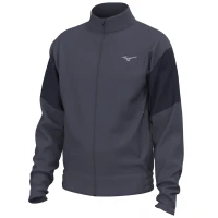 Athletics Track Jacket Erkek Fermuarlı Sweatshirt Lacivert / Gri