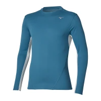 Mizuno Tech Erkek Uzun Kollu Tişört Mavi