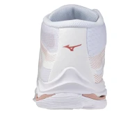 Wave Lightning Pro MID Kadın Voleybol Ayakkabısı Beyaz / Kırmızı