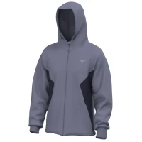 Athletics Sweat Jacket Erkek Kapüşonlu Fermuarlı Sweatshirt Gri / Lacivert