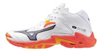 Wave Lightning Z8 MID Unisex Voleybol Ayakkabısı Beyaz / Turuncu