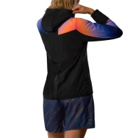 Active Alpha Kadın Kapüşonlu Yağmurluk Siyah / Çok Renkli