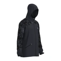 Active Alpha Hooded Jacket Erkek Kapüşonlu Yağmurluk Siyah