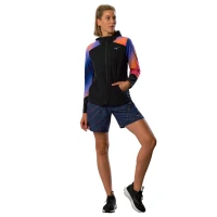 Active Alpha Kadın Kapüşonlu Yağmurluk Siyah / Çok Renkli