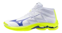 Wave Lightning Pro MID Unisex Voleybol Ayakkabısı Beyaz / Sarı