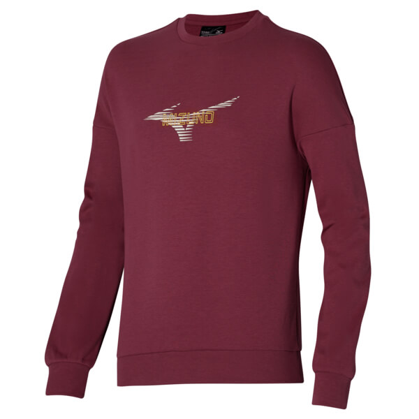 Graphic Crew Erkek Sweatshirt Bordo