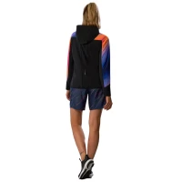 Active Alpha Kadın Kapüşonlu Yağmurluk Siyah / Çok Renkli