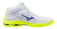 Wave Lightning Pro MID Unisex Voleybol Ayakkabısı Beyaz / Sarı