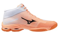 Wave Lightning Pro MID Erkek Voleybol Ayakkabısı Beyaz / Turuncu