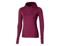 Active Warm Kadın Kapüşonlu Yarım Fermuarlı Rüzgarlık Bordo