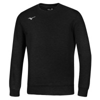 Mizuno Terry Crew Erkek Sweatshirt Siyah