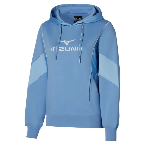 Athletics Mizuno Hoody  Kadın Kapüşonlu Sweatshirt Mavi