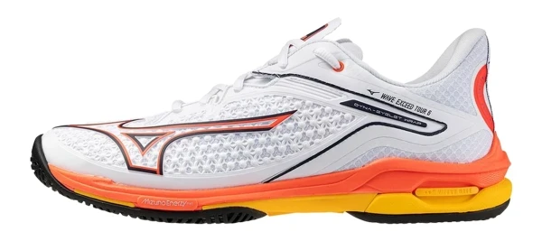 Wave Exceed Tour 6 AC Erkek Tenis Ayakkabısı Beyaz / Turuncu