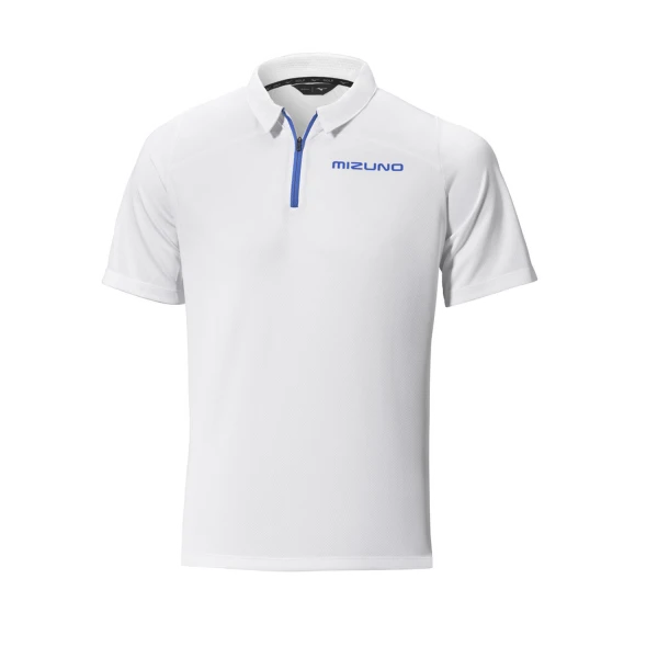 Mizuno Tech Polo Erkek Golf Tişörtü Beyaz