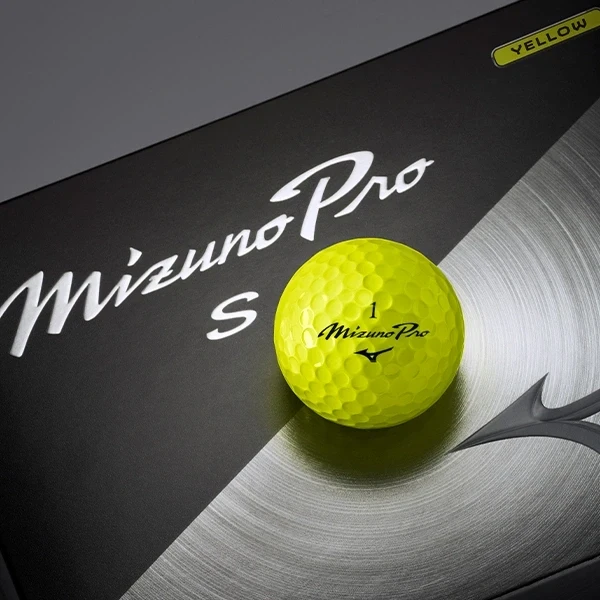 25 Mizuno Pro S 3'lü Golf Topu Seti Sarı  