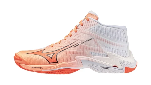 Wave Lightning Elite MID Erkek Voleybol Ayakkabısı Turuncu / Beyaz