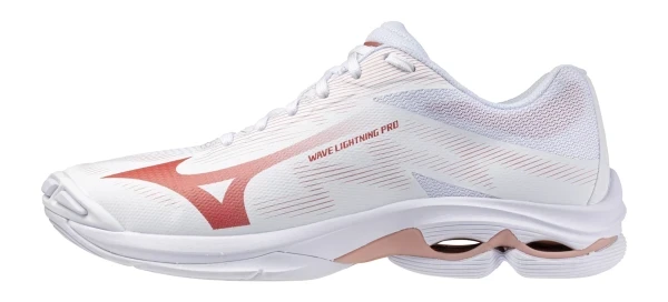 Wave Lightning Pro Kadın Voleybol Ayakkabısı Beyaz / Kırmızı