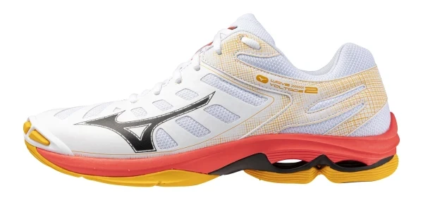 Wave Voltage 2 Unisex Voleybol Ayakkabısı Beyaz / Turuncu
