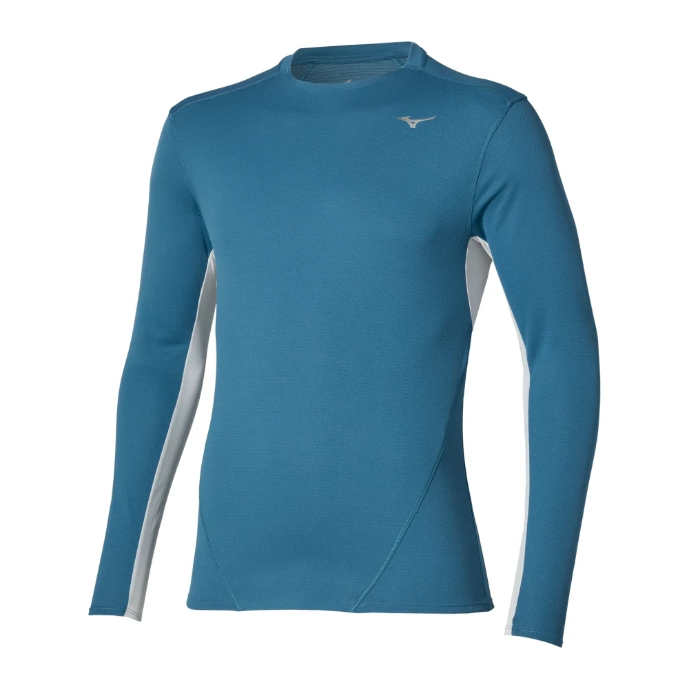 Mizuno Tech Erkek Uzun Kollu Tişört Mavi