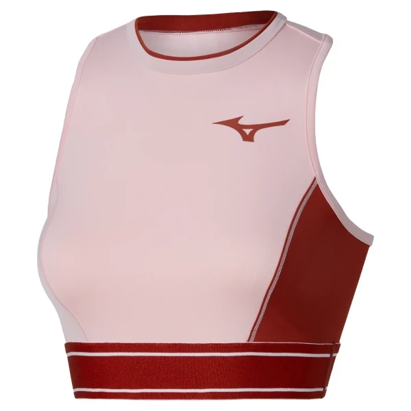 Stargazer Crop Top Kadın Tişört Beyaz / Kırmızı