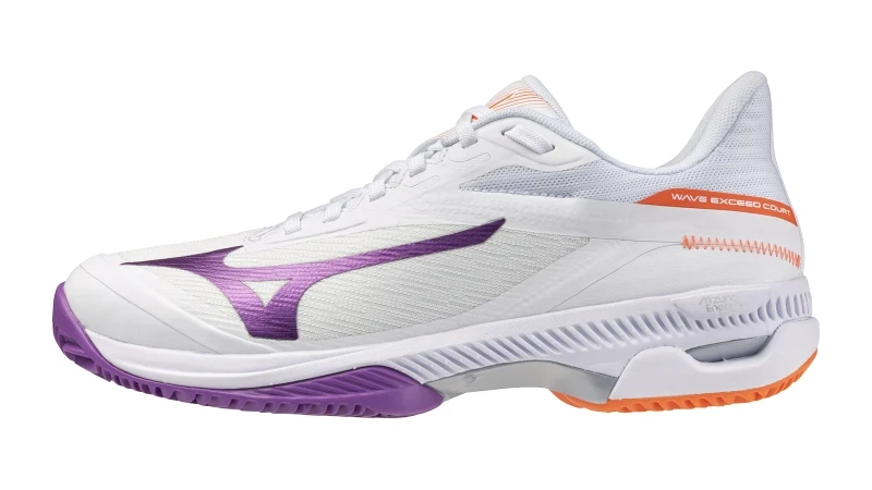 Wave Exceed Court CC Kadın Tenis Ayakkabısı Beyaz / Mor