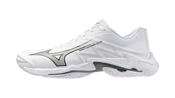 Wave Lightning Elite Unisex Voleybol Ayakkabısı Beyaz / Gri
