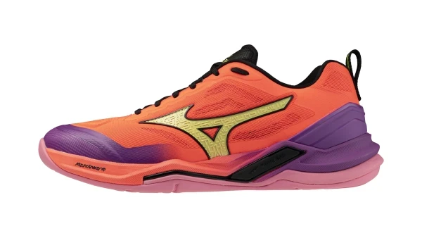 Wave Stealth Elite Unisex Hentbol Ayakkabısı Turuncu / Mor