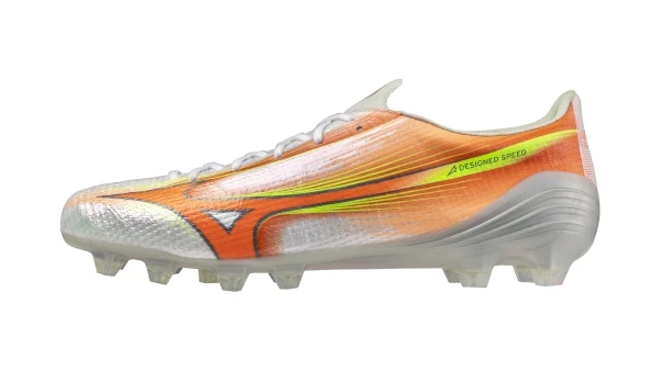 Mizuno Alpha 3 Elite Erkek Krampon Beyaz / Turuncu