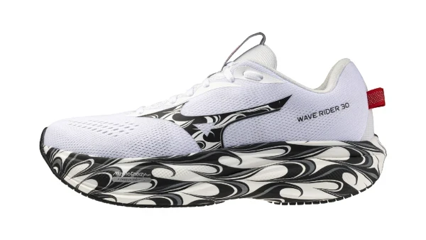 Wave Rider 30 Unisex Koşu Ayakkabısı Beyaz / Siyah