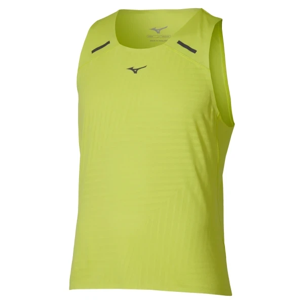 Tech Light Singlet Erkek Kolsuz Tişört Sarı