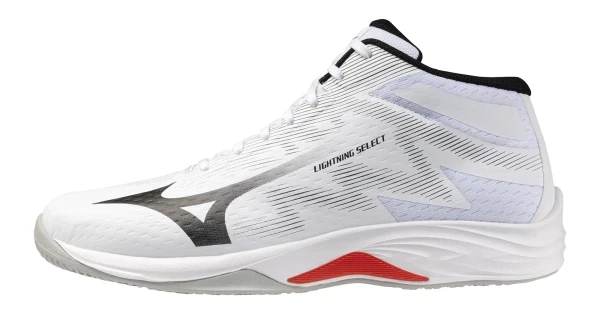 Lightning Select MID Unisex Voleybol Ayakkabısı Beyaz / Siyah