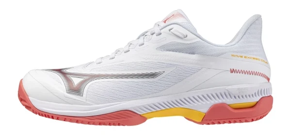 Wave Exceed Court CC Kadın Tenis Ayakkabısı Beyaz / Pembe