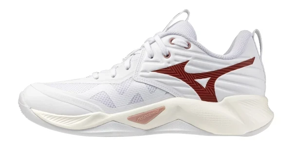 Wave Momentum Pro Kadın Voleybol Ayakkabısı Beyaz / Kırmızı