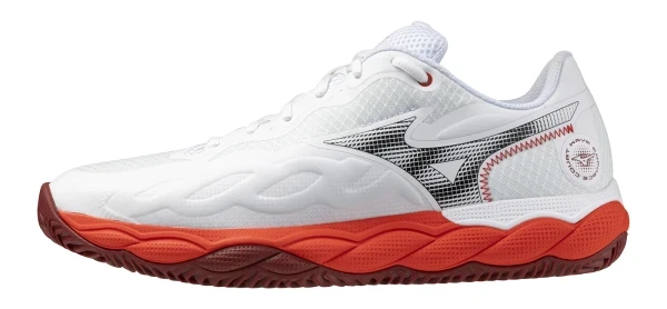 Wave Enforce Court CC Erkek Tenis Ayakkabısı Beyaz / Kırmızı