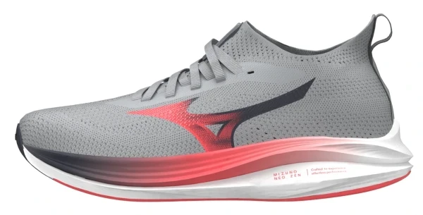 Mizuno Neo Zen Erkek Koşu Ayakkabısı Gri / Kırmızı
