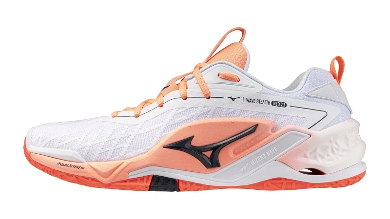 Wave Stealth Neo 2.1 Erkek Hentbol Ayakkabısı Beyaz / Turuncu