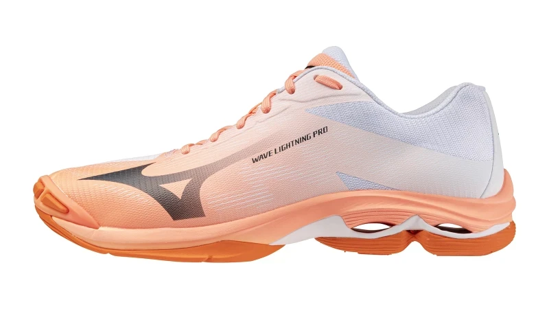 Wave Lightning Pro Unisex Voleybol Ayakkabısı Beyaz / Turuncu