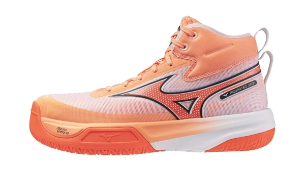 Mizuno Neo Jump MID Erkek Voleybol Ayakkabısı Beyaz / Turuncu