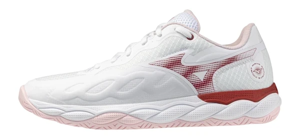 Wave Enforce Court AC Kadın Tenis Ayakkabısı Beyaz / Kırmızı